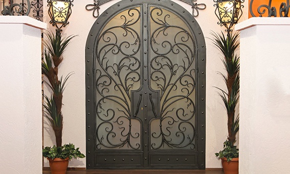 New iron doors