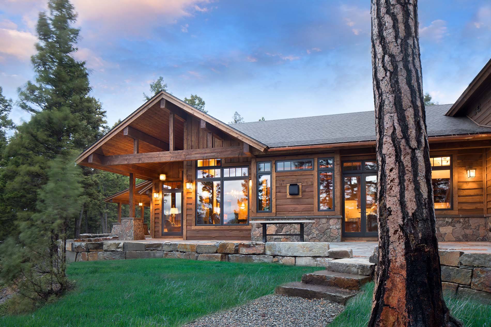 Beautiful lodge with new windows